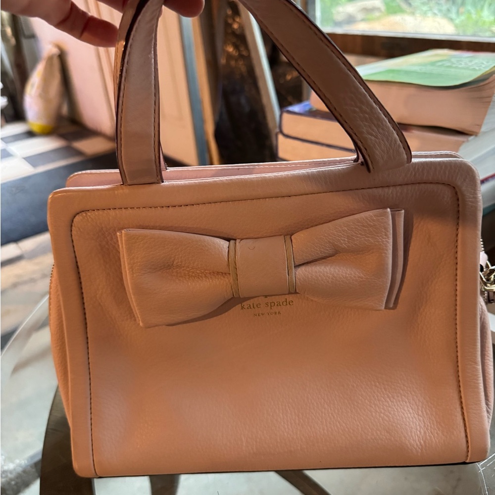 Kate Spade Tan Bow Satchel